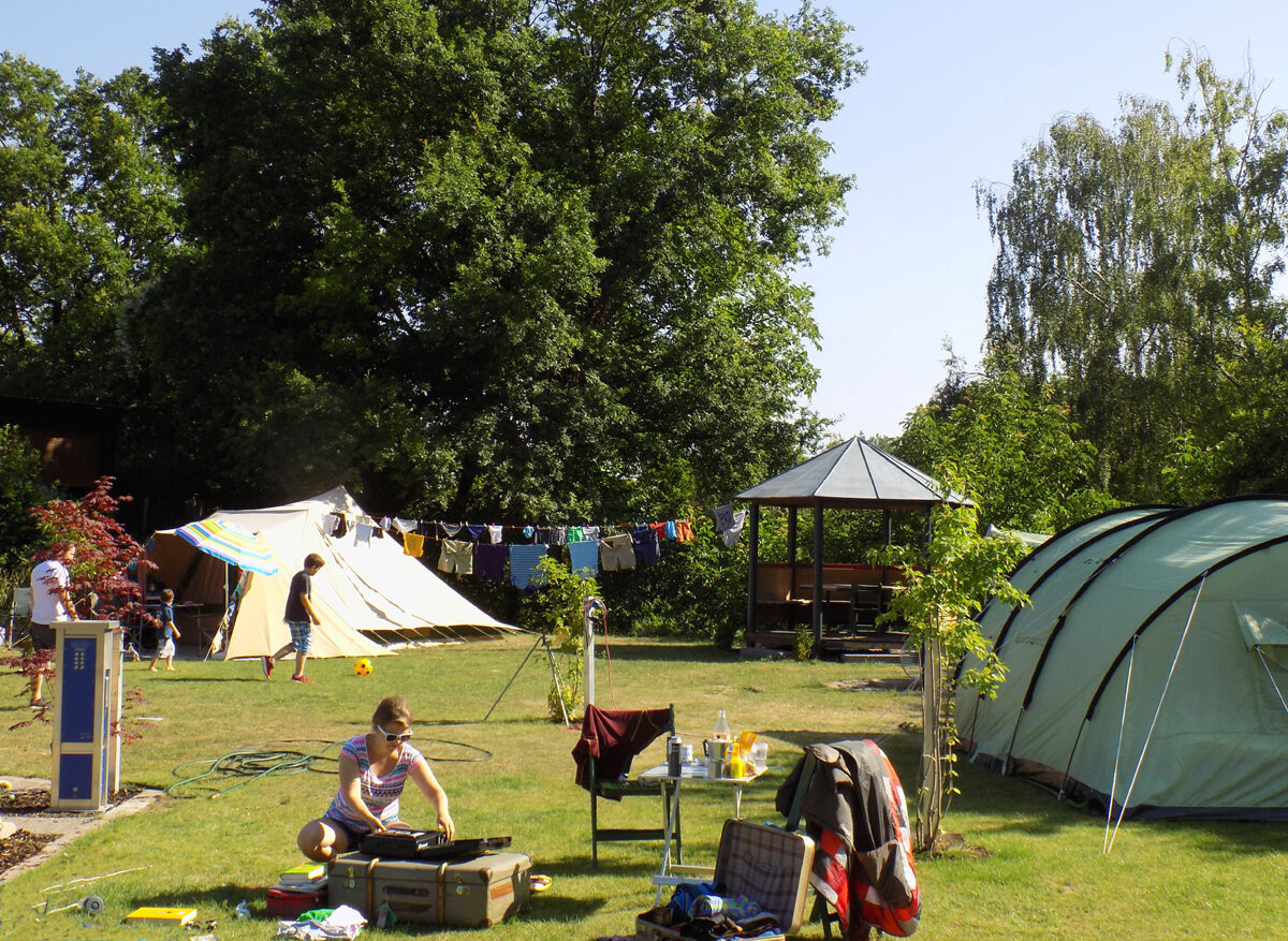Zeltplätze auf dem Campingpark